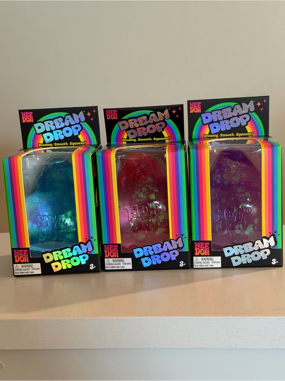 Needoh Dream Drop  - Purple, Pink, Blue